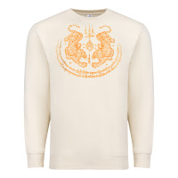 Sandshell twin tiger sak yant tattoo muay thai thailand martial art tank top Premium Sweatshirt - linhVisuals