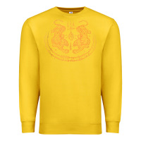 Lemon twin tiger sak yant tattoo muay thai thailand martial art tank top Premium Sweatshirt - linhVisuals