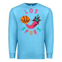 Ocean Blue Los Spurs Premium Sweatshirt - linhVisuals