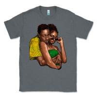 Charcoal Heather Black couple Classic Tee - HowdyJamesFarm