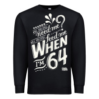 Black lyrics by lennon and mccartney   when i'm 64 tank top Premium Sweatshirt - linhVisuals