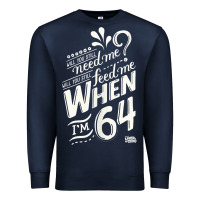 Navy lyrics by lennon and mccartney   when i'm 64 tank top Premium Sweatshirt - linhVisuals