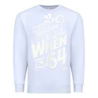 White lyrics by lennon and mccartney   when i'm 64 tank top Premium Sweatshirt - linhVisuals