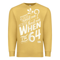 Antique Gold lyrics by lennon and mccartney   when i'm 64 tank top Premium Sweatshirt - linhVisuals