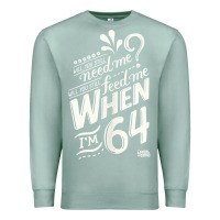 Seafoam lyrics by lennon and mccartney   when i'm 64 tank top Premium Sweatshirt - linhVisuals