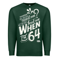 Sports Green lyrics by lennon and mccartney   when i'm 64 tank top Premium Sweatshirt - linhVisuals