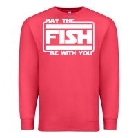 Cardinal May The Fish Be With You Fishing3 Premium Sweatshirt - linhVisuals
