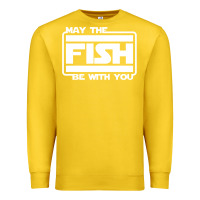 Lemon May The Fish Be With You Fishing3 Premium Sweatshirt - linhVisuals