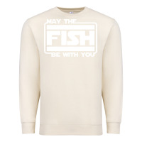 Sandshell May The Fish Be With You Fishing3 Premium Sweatshirt - linhVisuals