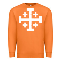 Carrot crusader cross of jerusalem Premium Sweatshirt - linhVisuals
