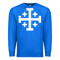 True Royal crusader cross of jerusalem Premium Sweatshirt - linhVisuals