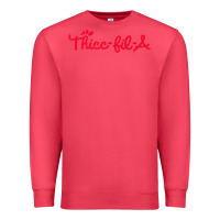 Cardinal women funny thicc thick fil a curvy women girlfriend premium t shirt Premium Sweatshirt - linhVisuals