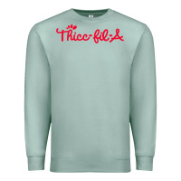 Seafoam women funny thicc thick fil a curvy women girlfriend premium t shirt Premium Sweatshirt - linhVisuals