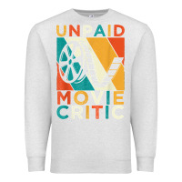 Oatmeal Heather unpaid movie critic shirt film cinema motion picture fan t shirt Premium Sweatshirt - linhVisuals
