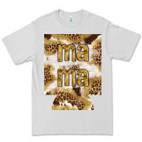 Dove Grey Mama with leopard and cowhide regular can cooler Premium Tee - HowdyJamesFarm