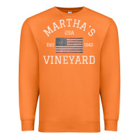 Carrot martha's vineyard massachusetts american flag usa vintage pullover hoo Premium Sweatshirt - linhVisuals