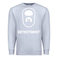 Heather Grey detectorist Premium Sweatshirt - linhVisuals