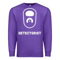 Purple detectorist Premium Sweatshirt - linhVisuals