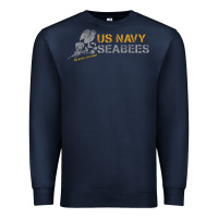 Navy us navy seabees we build, we fight us navy sweatshirt Premium Sweatshirt - linhVisuals