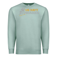 Seafoam us navy seabees we build, we fight us navy sweatshirt Premium Sweatshirt - linhVisuals