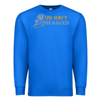 True Royal us navy seabees we build, we fight us navy sweatshirt Premium Sweatshirt - linhVisuals