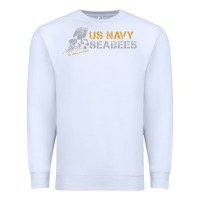 White us navy seabees we build, we fight us navy sweatshirt Premium Sweatshirt - linhVisuals