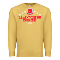 Antique Gold us army corps of engineers (usace) pullover hoodie Premium Sweatshirt - linhVisuals