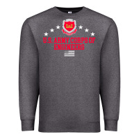 Charcoal Heather us army corps of engineers (usace) pullover hoodie Premium Sweatshirt - linhVisuals