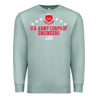 Seafoam us army corps of engineers (usace) pullover hoodie Premium Sweatshirt - linhVisuals