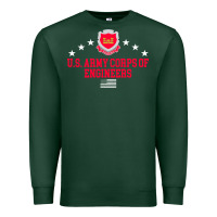 Sports Green us army corps of engineers (usace) pullover hoodie Premium Sweatshirt - linhVisuals