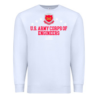 White us army corps of engineers (usace) pullover hoodie Premium Sweatshirt - linhVisuals
