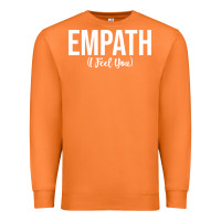 Carrot empath i feel you gift for empathetic person empathy pullover hoodie Premium Sweatshirt - linhVisuals