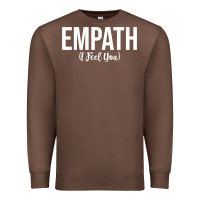 Chestnut empath i feel you gift for empathetic person empathy pullover hoodie Premium Sweatshirt - linhVisuals