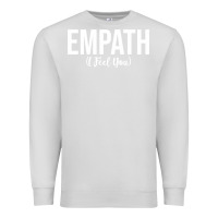 Dove Grey empath i feel you gift for empathetic person empathy pullover hoodie Premium Sweatshirt - linhVisuals