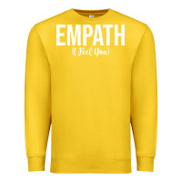 Lemon empath i feel you gift for empathetic person empathy pullover hoodie Premium Sweatshirt - linhVisuals