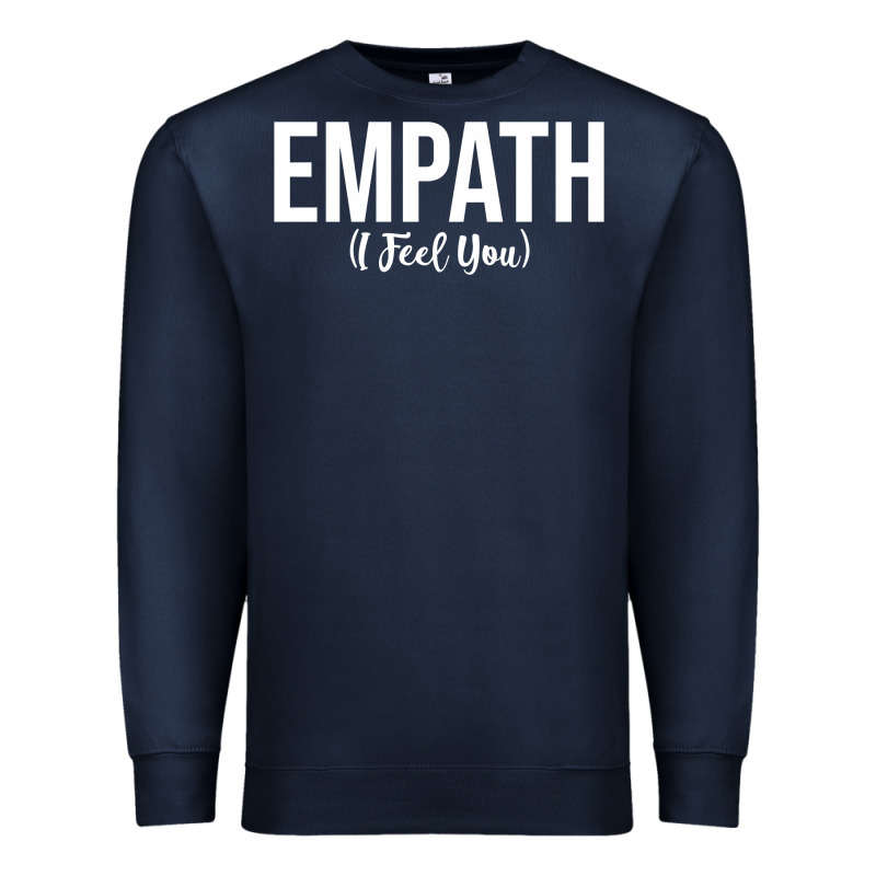 Empath I Feel You Gift For Empathetic Person Empathy Pullover Hoodie Premium Sweatshirt by linhVisuals | Teevron