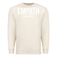 Sandshell empath i feel you gift for empathetic person empathy pullover hoodie Premium Sweatshirt - linhVisuals