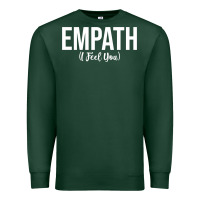 Sports Green empath i feel you gift for empathetic person empathy pullover hoodie Premium Sweatshirt - linhVisuals
