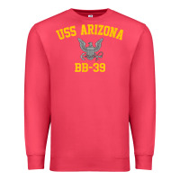 Cardinal uss arizona bb 39 battleship t shirt Premium Sweatshirt - linhVisuals