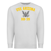 Dove Grey uss arizona bb 39 battleship t shirt Premium Sweatshirt - linhVisuals