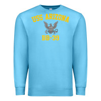 Ocean Blue uss arizona bb 39 battleship t shirt Premium Sweatshirt - linhVisuals
