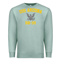 Seafoam uss arizona bb 39 battleship t shirt Premium Sweatshirt - linhVisuals