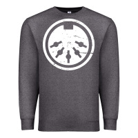 Charcoal Heather distressed midi plug synthesizer Premium Sweatshirt - linhVisuals