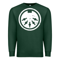 Sports Green distressed midi plug synthesizer Premium Sweatshirt - linhVisuals