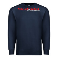 Navy SCARAB RACING BOATS Premium Sweatshirt - linhVisuals