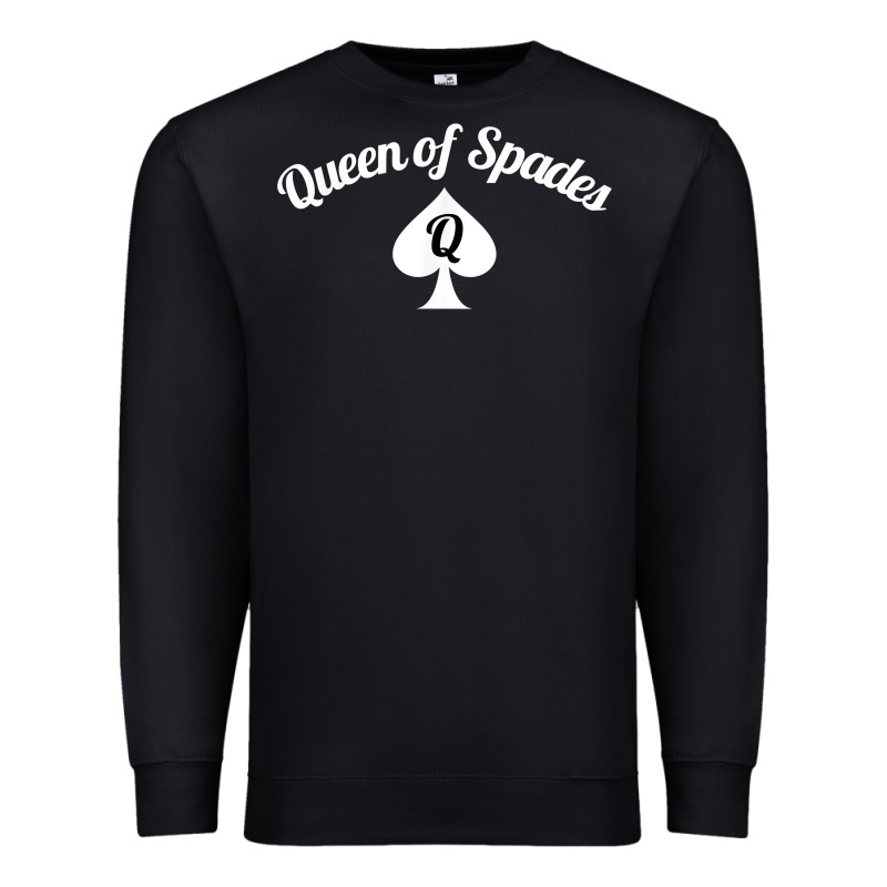 Queen Of Spades Clothes For Women   Qos Tee T Shirt Premium Sweatshirt by linhVisuals | Teevron