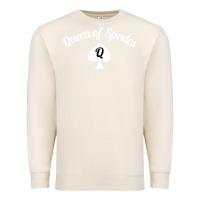 Sandshell queen of spades clothes for women   qos tee t shirt Premium Sweatshirt - linhVisuals
