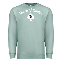 Seafoam queen of spades clothes for women   qos tee t shirt Premium Sweatshirt - linhVisuals