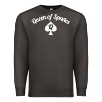 Smoke queen of spades clothes for women   qos tee t shirt Premium Sweatshirt - linhVisuals
