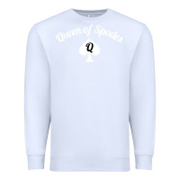 White queen of spades clothes for women   qos tee t shirt Premium Sweatshirt - linhVisuals